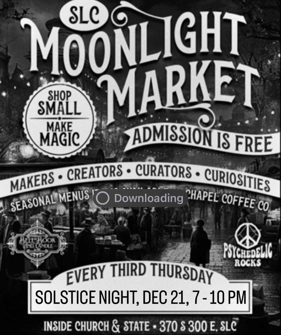 December Moonlight Market Booth