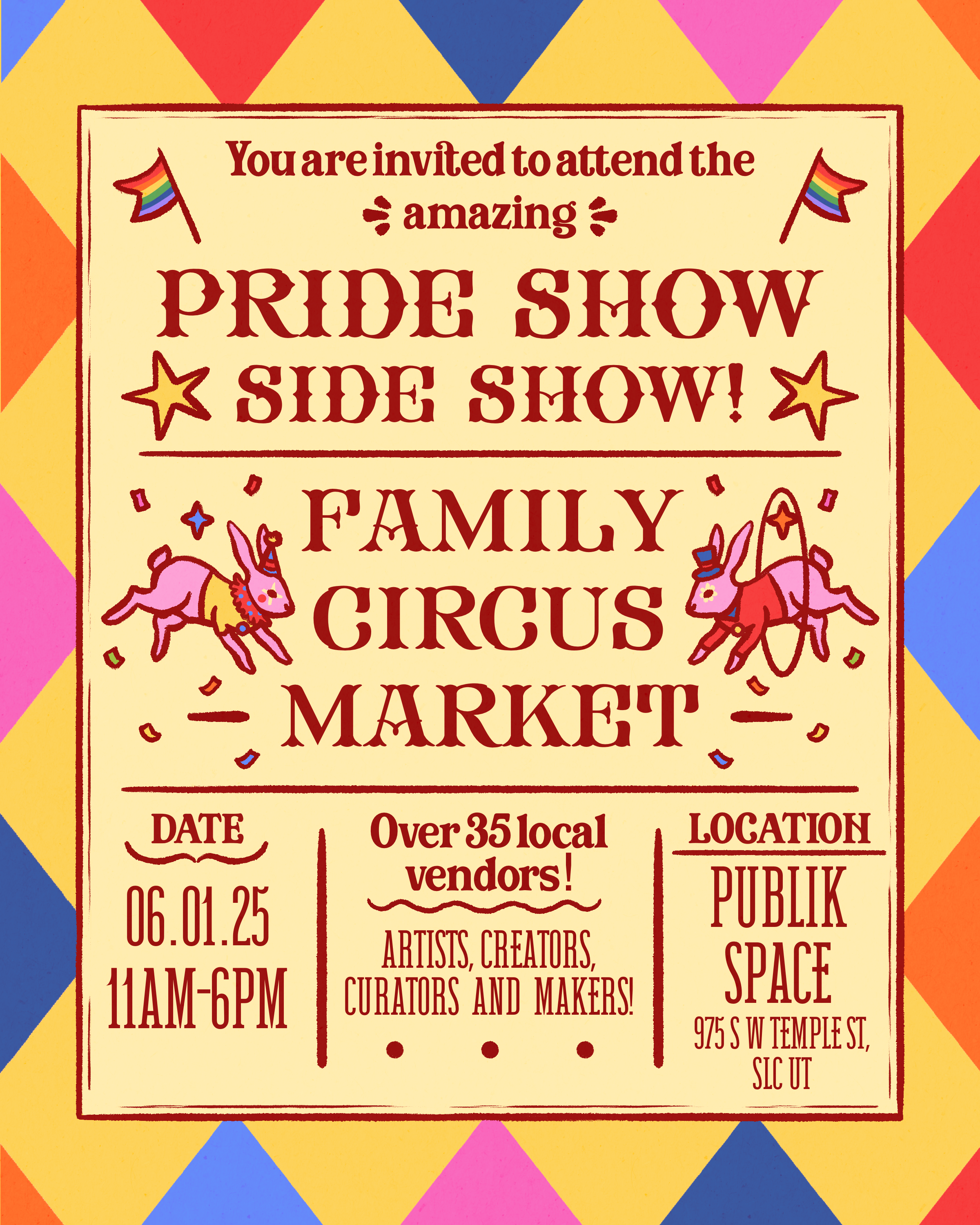 Pride Show 2025 Market - 6x10 End Cap